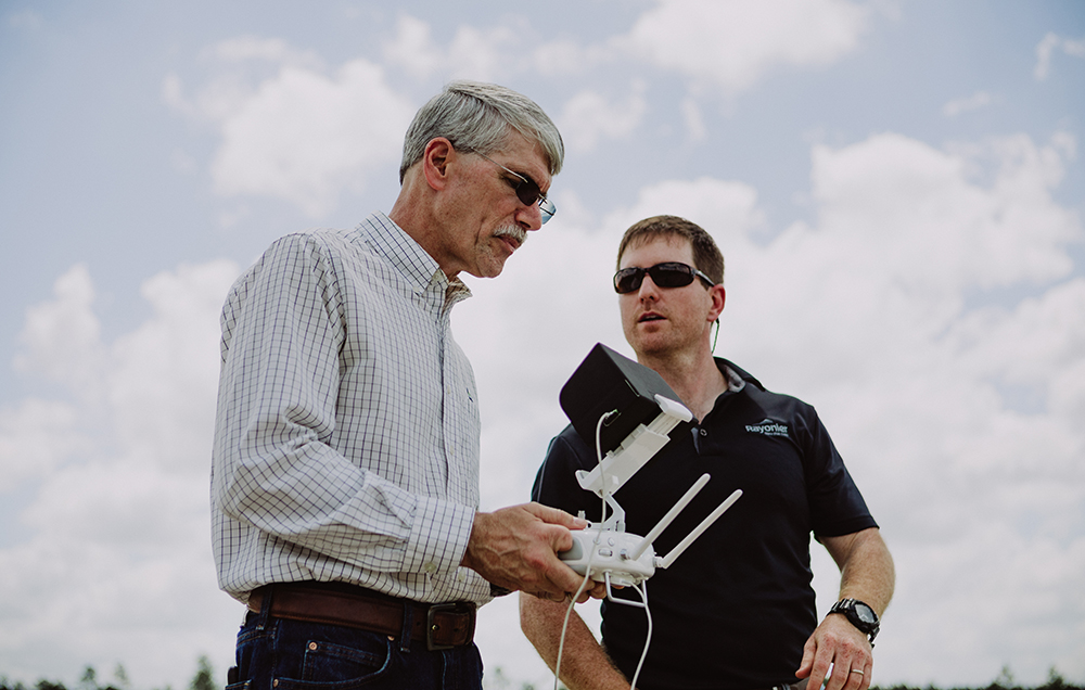 Foresters Using Drones